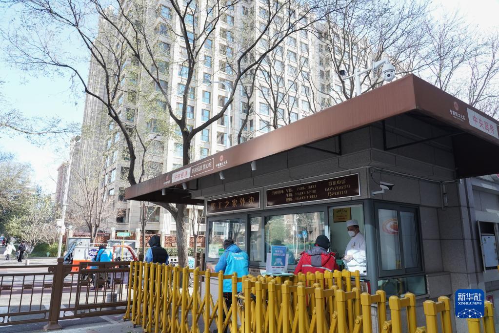 「中國職工之家」に設(shè)けられた「休憩所」（11月30日撮影?陳鐘昊）。