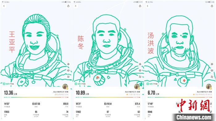 耳が不自由な若者が19日間「走って描いた」宇宙の英雄16人　內(nèi)蒙古