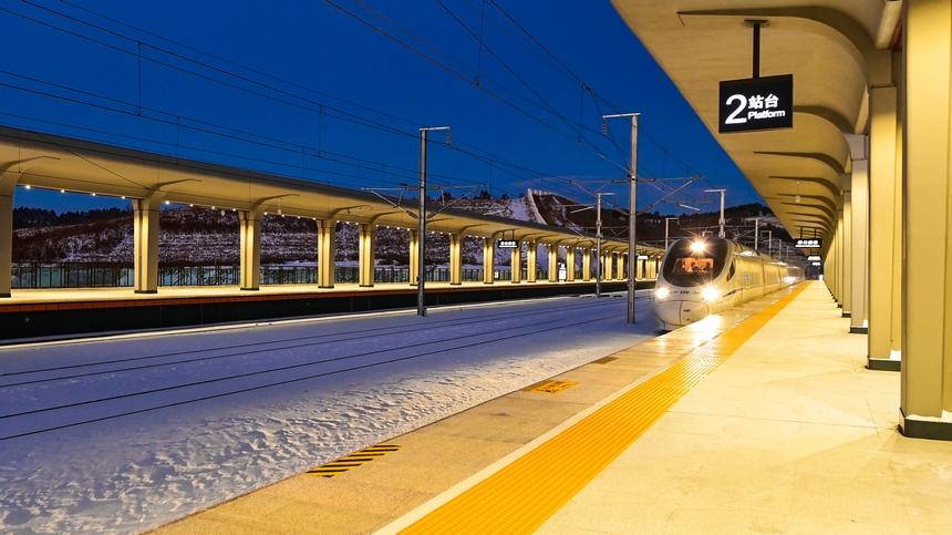 開通1周年を迎えた國內(nèi)「最東端」の牡佳高速鉄道　黒竜江省