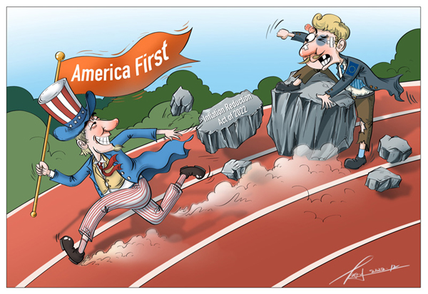 【イラストで読み解く】歐州の同盟國に損害を與える米國の「インフレ抑制法」