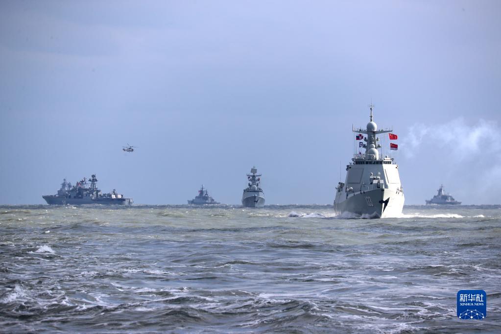 中露合同軍事演習「海上連合2022」が目標を達成して終了