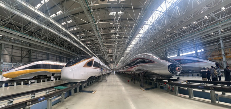 「復(fù)興號」寒冷地仕様スマート高速列車、初めて中國最北端の寒冷地を走行