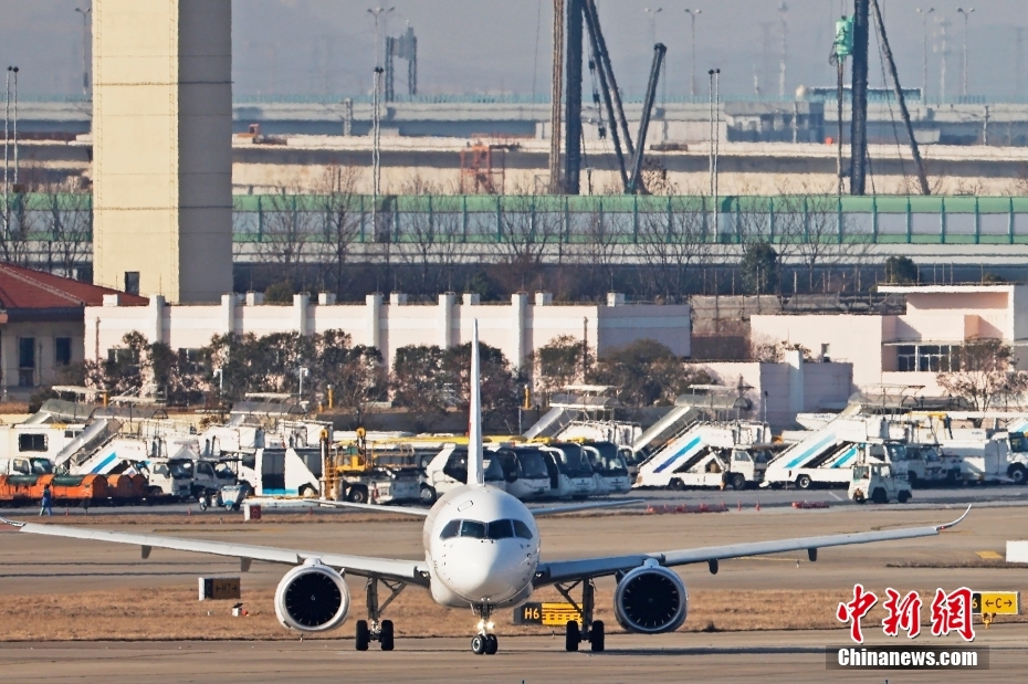 東方航空の世界1機(jī)目の國(guó)産大型旅客機(jī)「C919」が春節(jié)明け初の検証飛行
