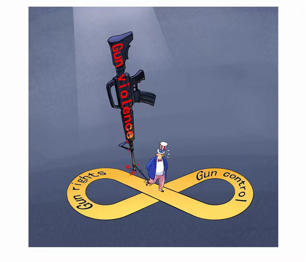 【イラストで読み解く】銃規(guī)制進(jìn)まず銃暴力が多発した2022年の米國(guó)