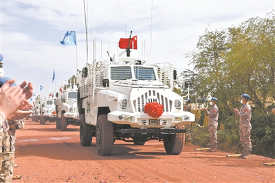 中國の平和維持部隊に新型対地雷防護車両