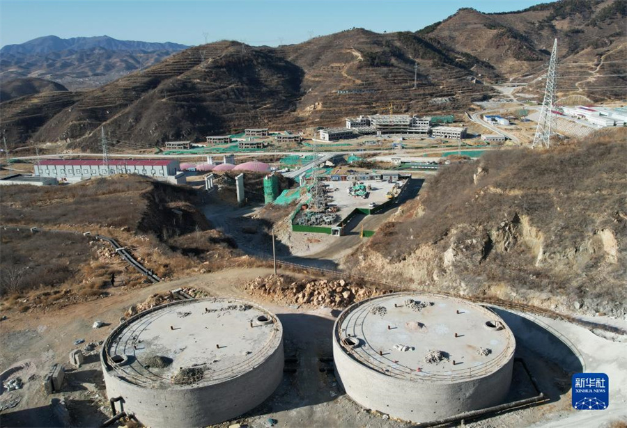 建設(shè)が進(jìn)む撫寧揚(yáng)水蓄電発電所　河北省