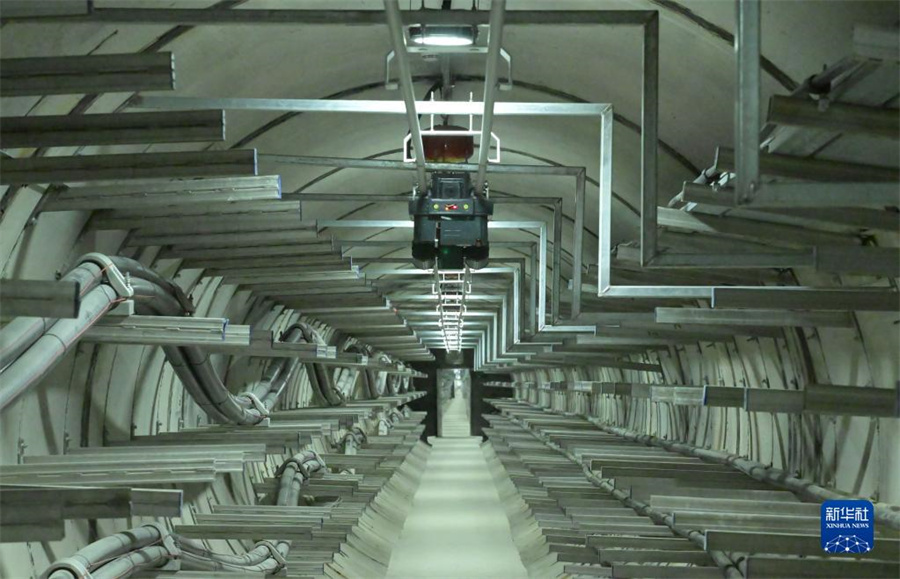 巣湖の湖底の「點検ロボット」　安徽省