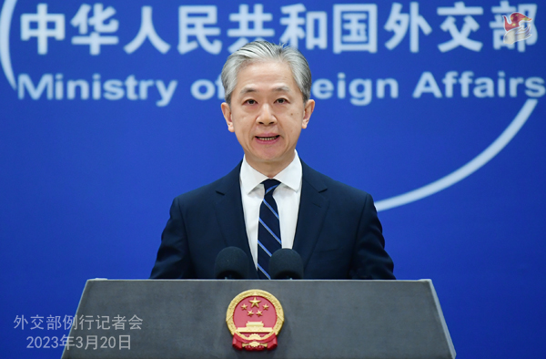 外交部「ウクライナの戦場(chǎng)に武器を供與しているのは中國(guó)ではなく米國(guó)」