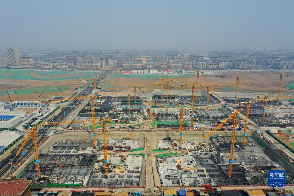 順調(diào)に建設(shè)進(jìn)む容西片區(qū)安置房第2期プロジェクト　河北省雄安新區(qū)