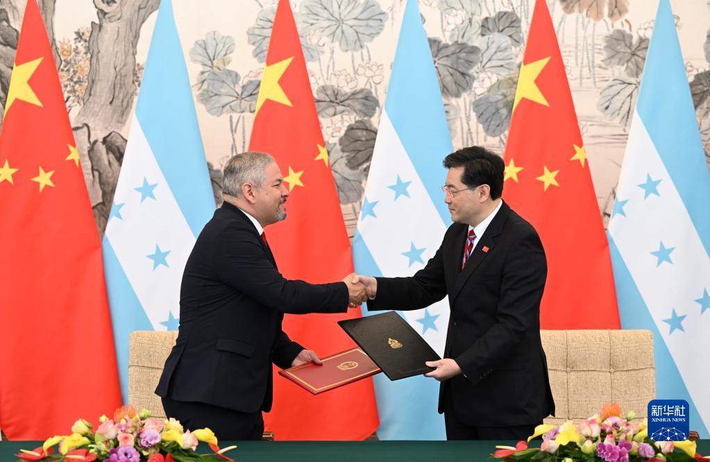 中國とホンジュラスが國交樹立