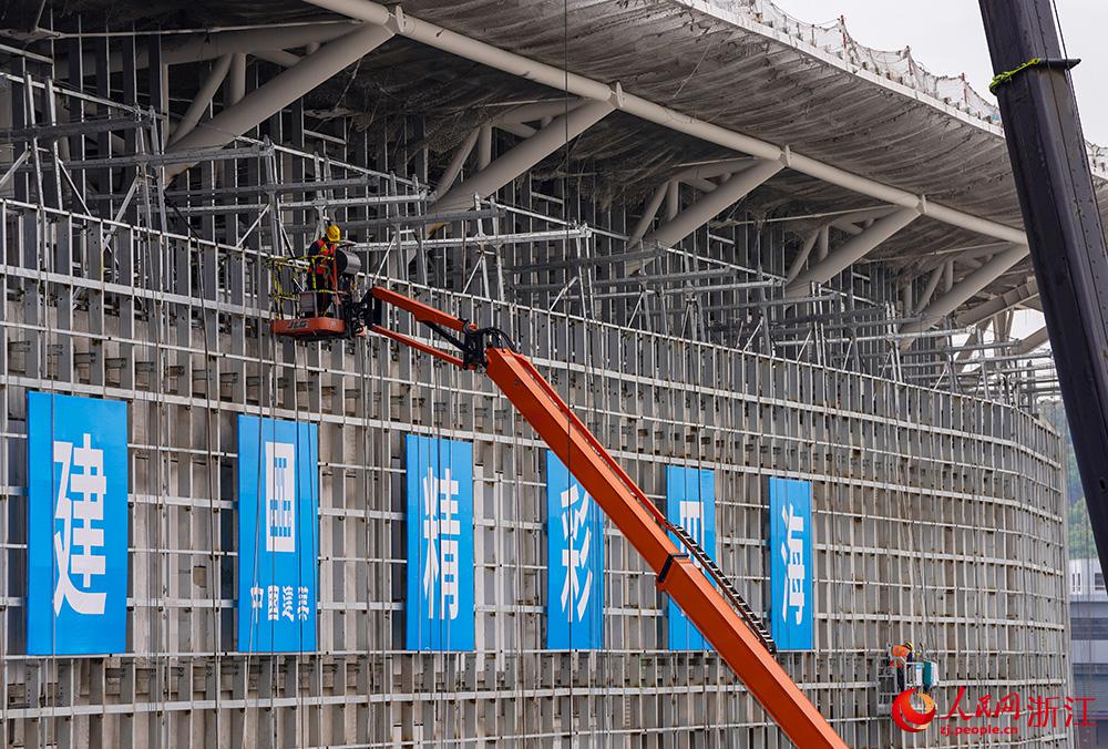 杭州大會展中心第1期プロジェクトの建設(shè)が加速　浙江省