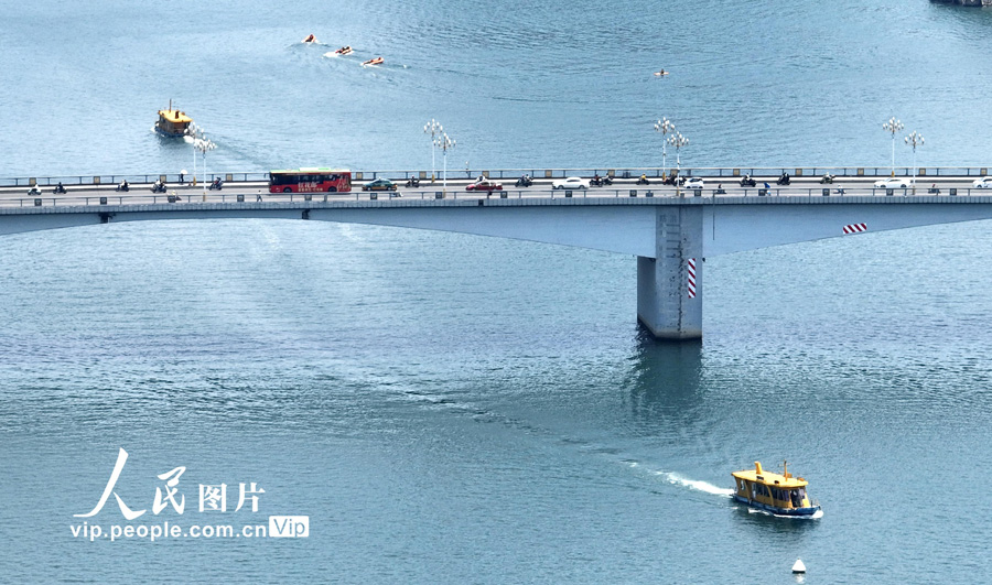 水上バスの利用客數(shù)が急増　広西