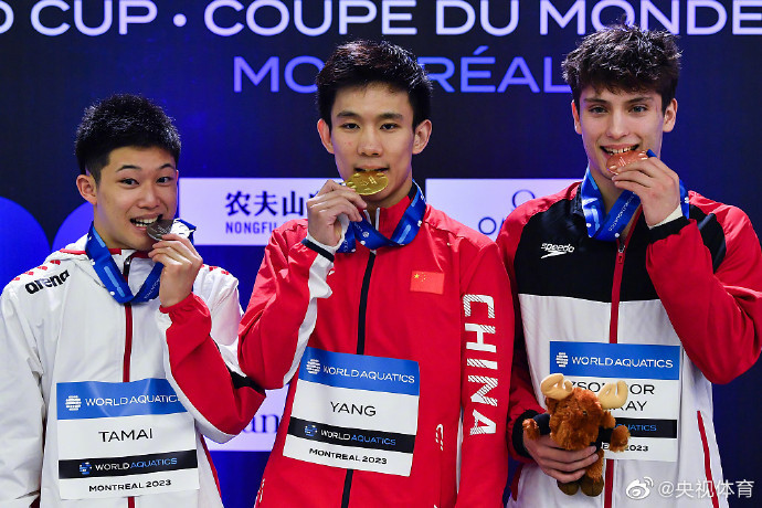 飛込W杯、中國が全種目で金9個を獲得　カナダ?モントリオール