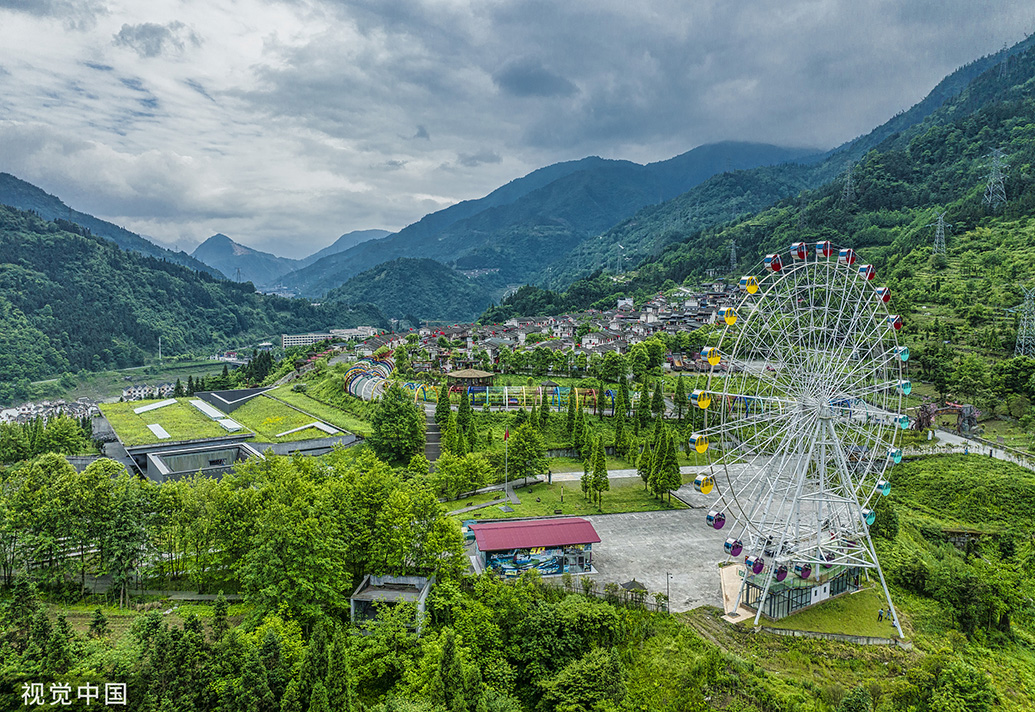 汶川地震から15年、見事に再建果たした映秀鎮(zhèn)　四川省