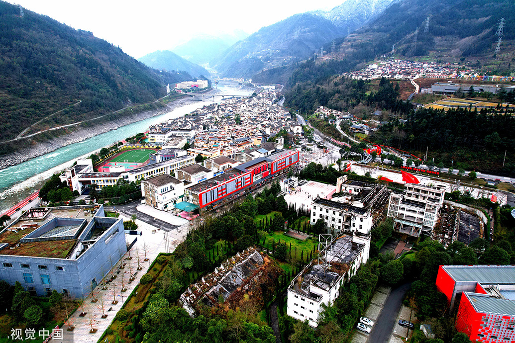 汶川地震から15年、見事に再建果たした映秀鎮(zhèn)　四川省