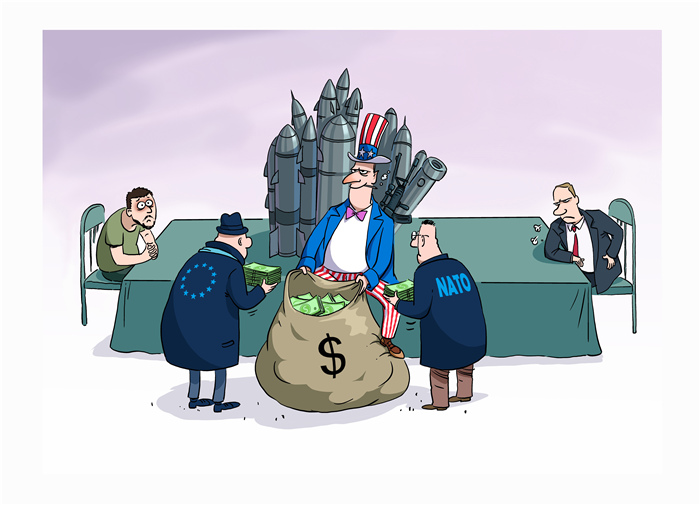 【イラストで読み解く】ウクライナ危機で漁夫の利を得る米國、平和ではなく金を求める