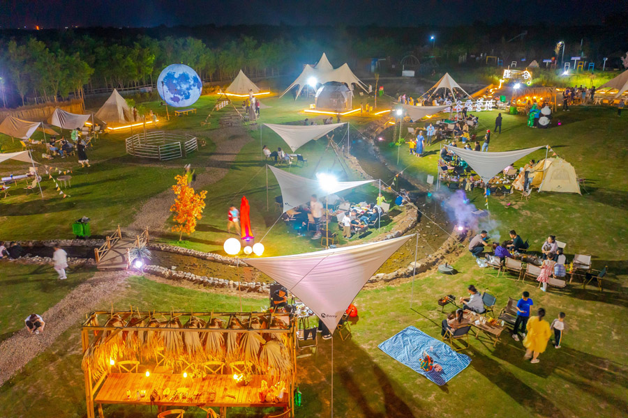 ナイトタイムエコノミーで活気あふれる山西省運(yùn)城市