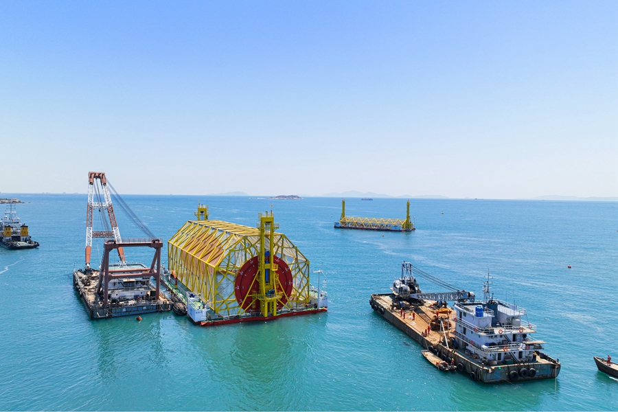 正式に稼働開(kāi)始した「乾動(dòng)2號(hào)」。（畫(huà)像提供は連江県メディアコンバージェンスセンター）