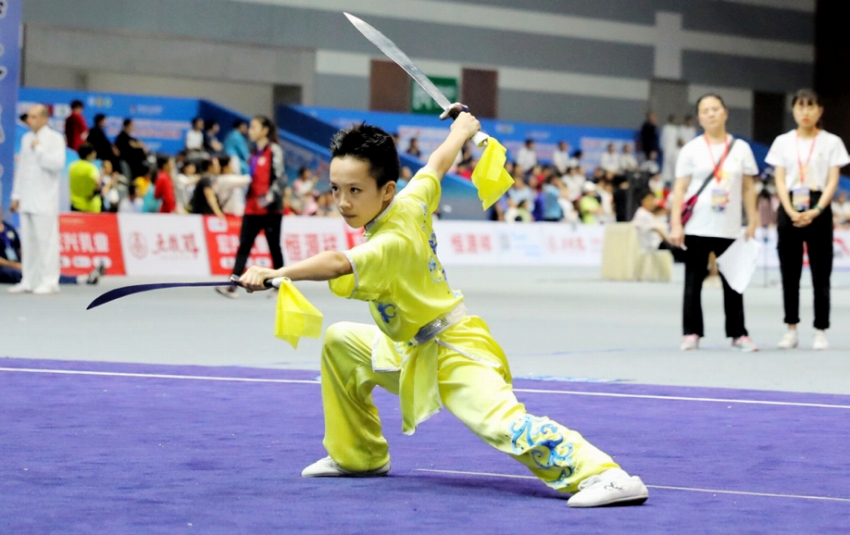 第8回世界伝統(tǒng)武術(shù)選手権大會(huì)會(huì)場(chǎng)の様子。