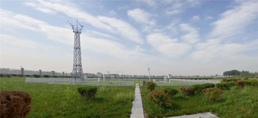 蚌埠國家基本気象観測所。畫像提供は中國気象局