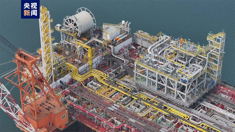 1日の原油処理能力は22萬バレル　中國初の國産FPSOが引き渡し