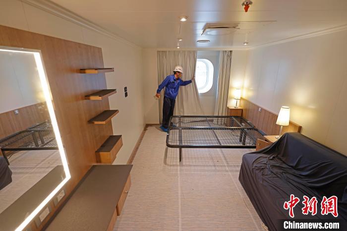 中國(guó)初の國(guó)産大型クルーズ船、8月末に內(nèi)裝工事完了予定