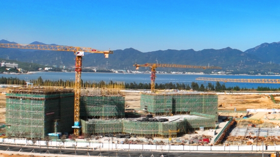 建設(shè)中の深センレゴランド?リゾート。