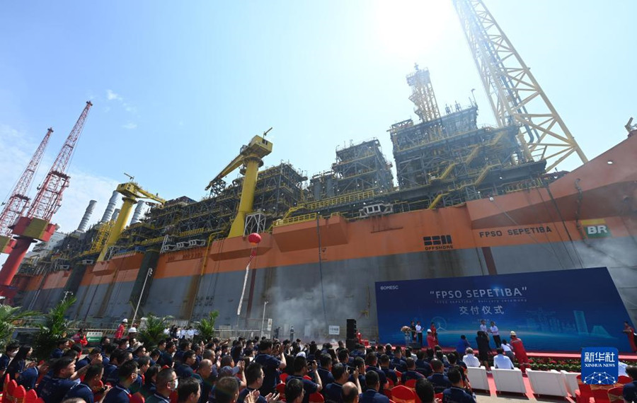 浮體式海洋石油?ガス生産貯蔵積出設(shè)備が順調(diào)に引き渡し