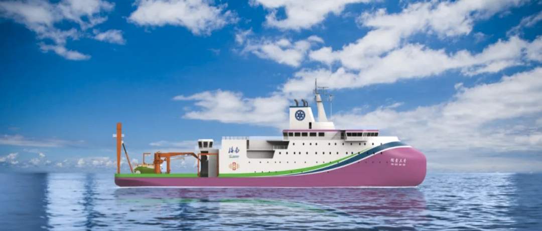 深海?遠(yuǎn)洋多機(jī)能科學(xué)調(diào)査及び文化財(cái)考古學(xué)調(diào)査船のイメージ図