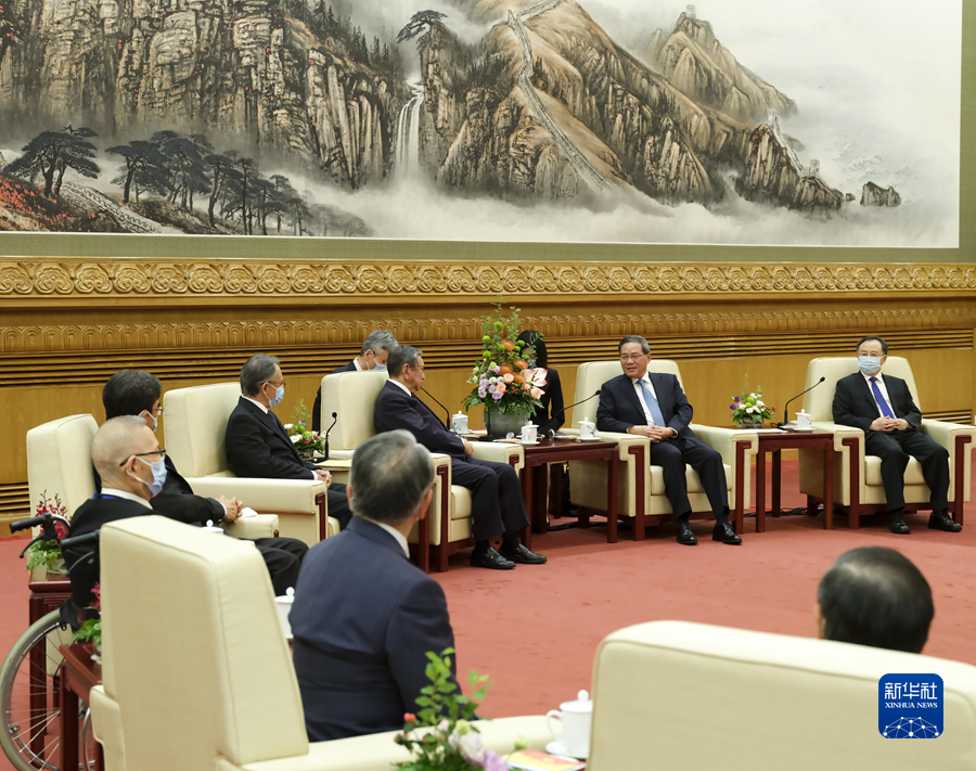 李強(qiáng)総理が日本國際貿(mào)易促進(jìn)協(xié)會(huì)訪中団と會(huì)談