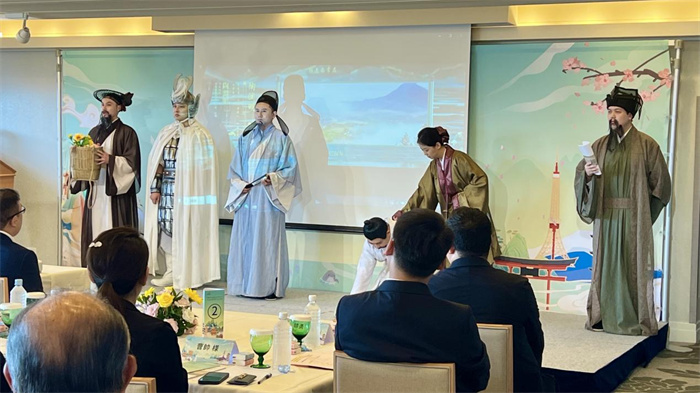 プロモーションイベントの様子（寫真提供?中國駐東京観光代表処）。