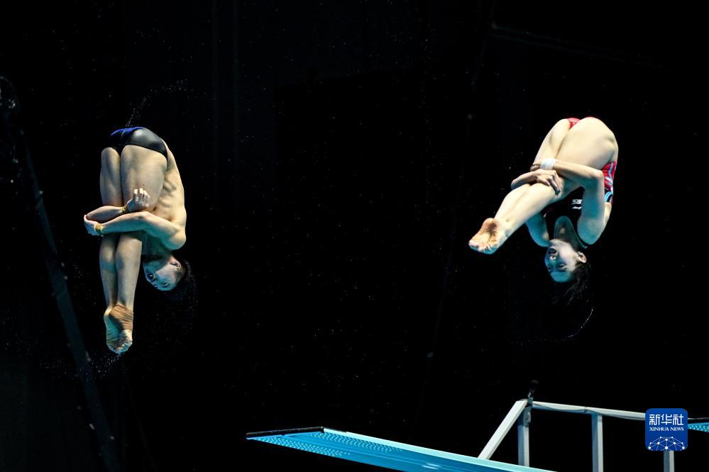 飛び込み混合団體で中國が優(yōu)勝　世界水泳選手権2023福岡