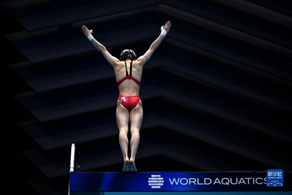 女子10メートル高飛込で中國(guó)が金?銀メダル　世界水泳選手権2023福岡