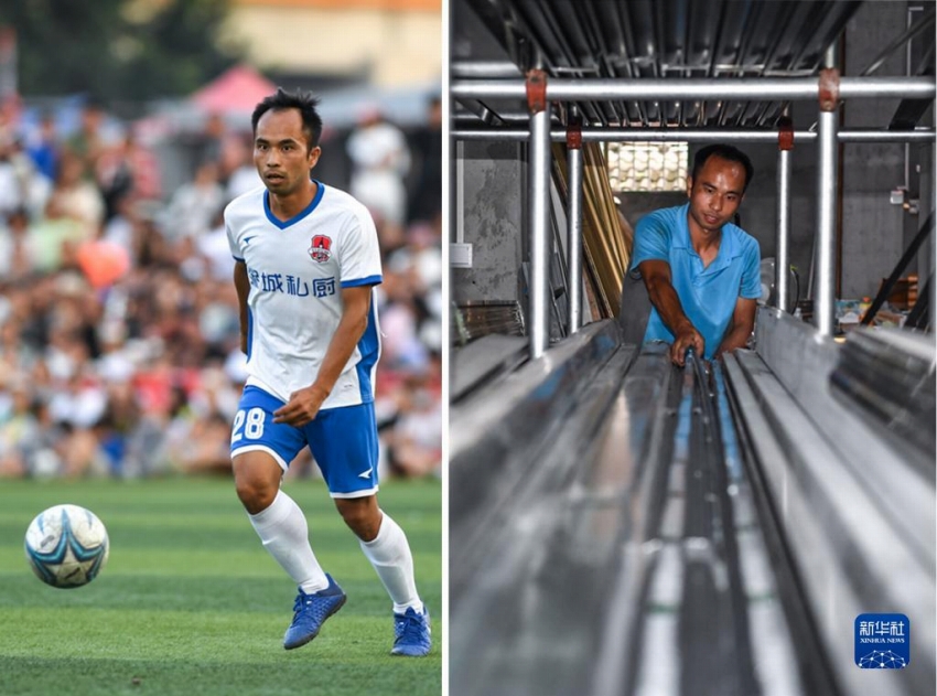 二足の草鞋を履く貴州「村サッカー?スーパーリーグ」の選手たち