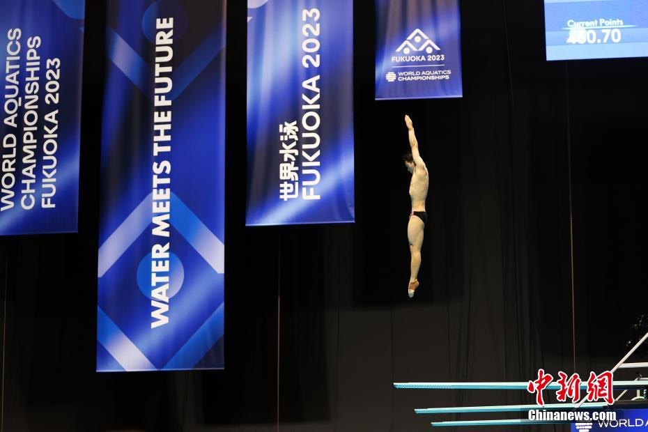 男子3メートル飛板飛込で中國(guó)が優(yōu)勝　世界水泳選手権福岡2023