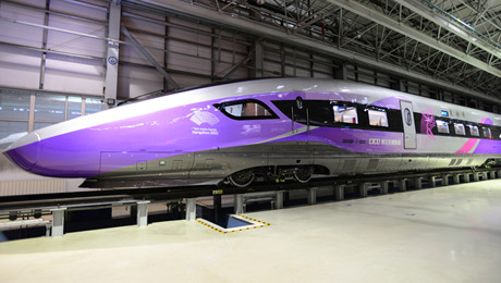 アジア競(jìng)技大會(huì)スマート高速列車の外観。畫像出典：浙江交通集団