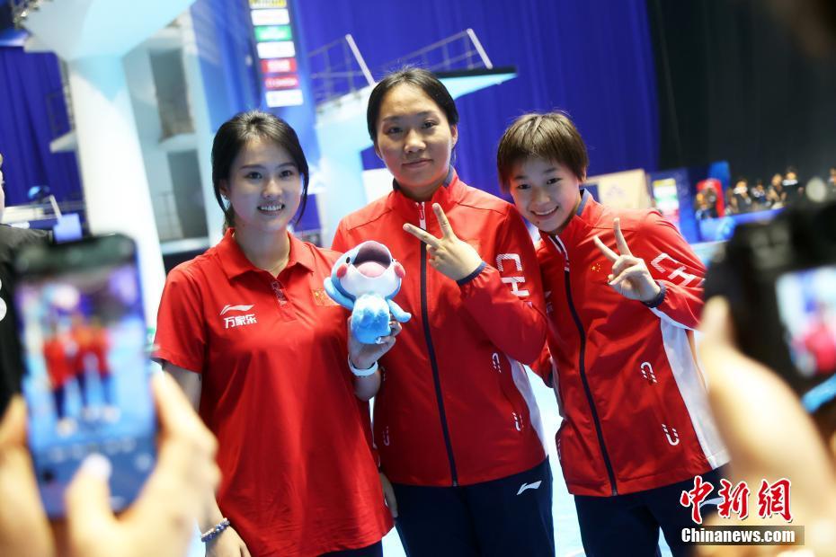 中國飛込チーム、計12個の金メダルを獲得　世界水泳選手権2023福岡大會