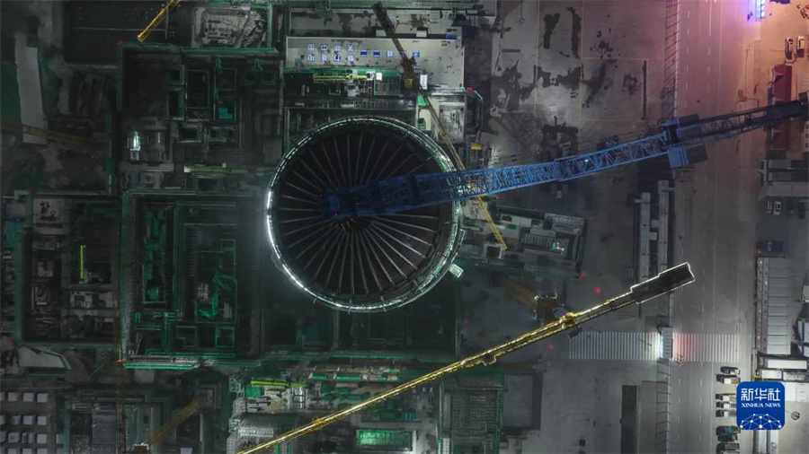 中露提攜の徐大堡原発3號(hào)機(jī)、ドーム屋根設(shè)置が完了