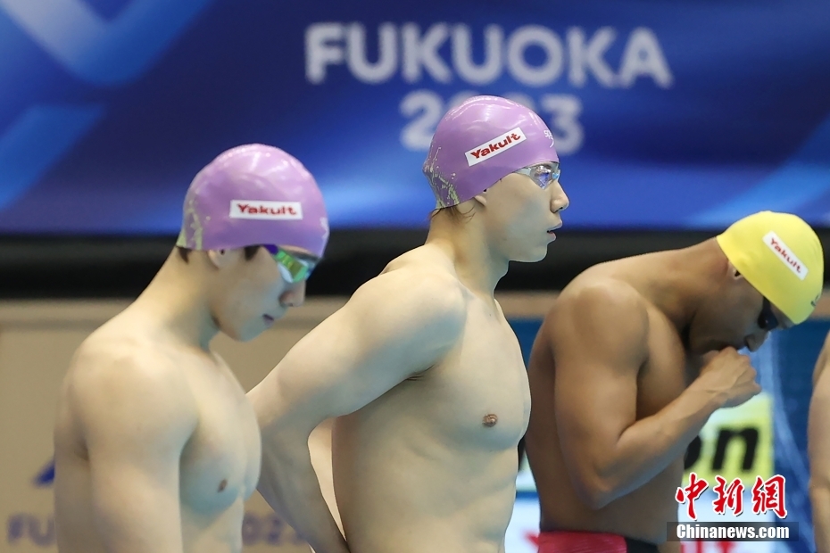 男子50メートル平泳ぎで中國の覃海洋選手が決勝進出　世界水泳選手権2023福岡大會