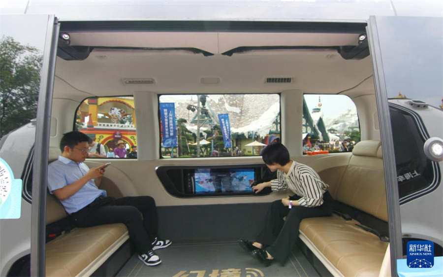 上海海昌海洋公園、自動(dòng)運(yùn)転遊覧車をテスト運(yùn)営