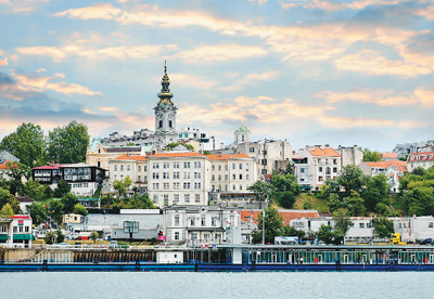 美しいセルビア首都ベオグラードの景観（寫真提供?セルビア國立観光協(xié)會）。