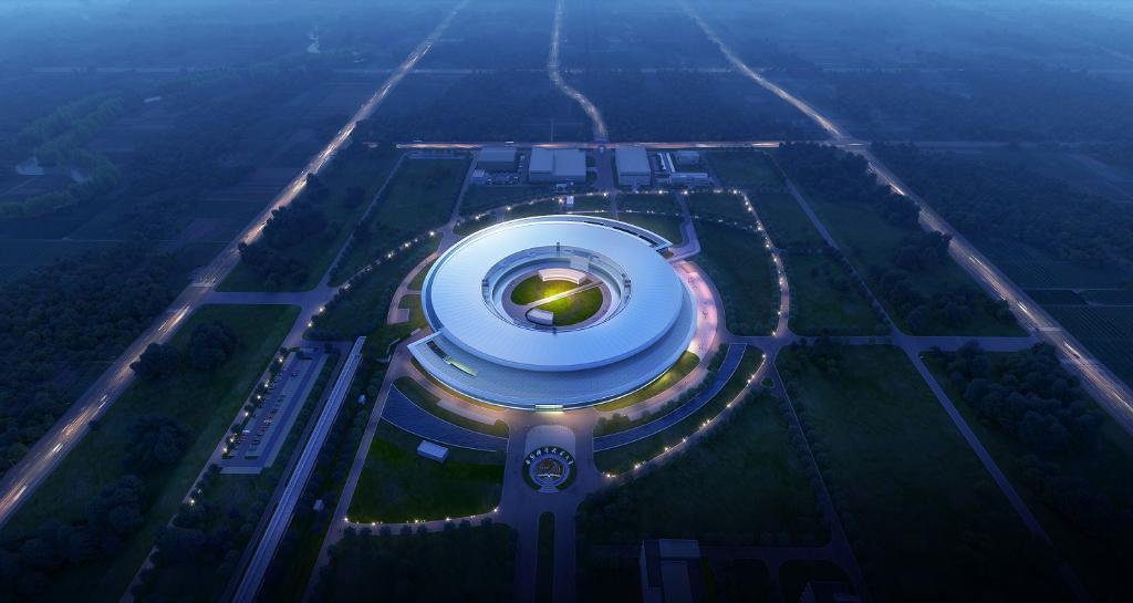 合肥先進光源の予想図（畫像提供は中國科學技術大學國家シンクロトロン放射実験室）