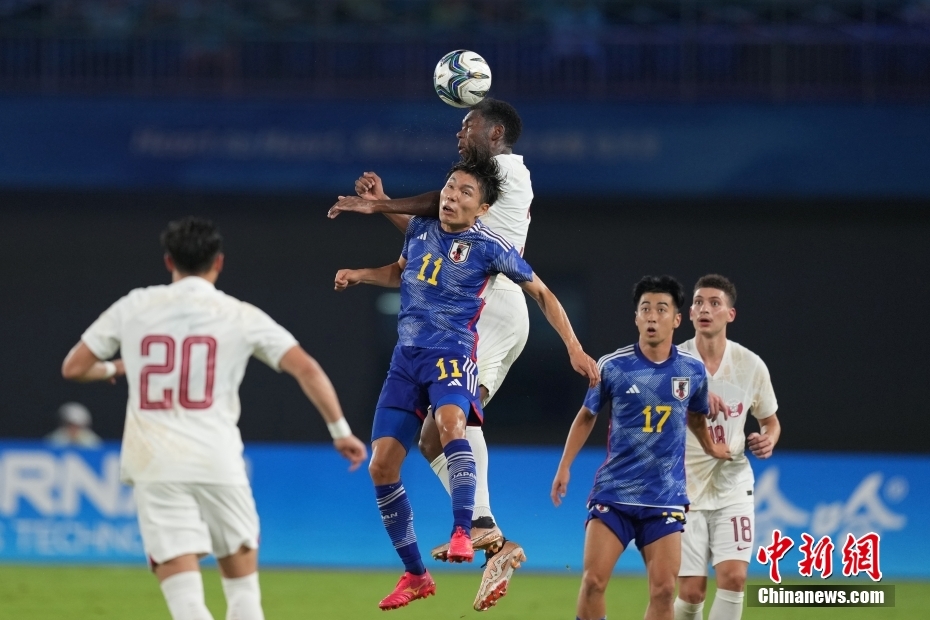 アジア大會サッカー男子予選リーグで日本が3対1でカタールに勝利　浙江省