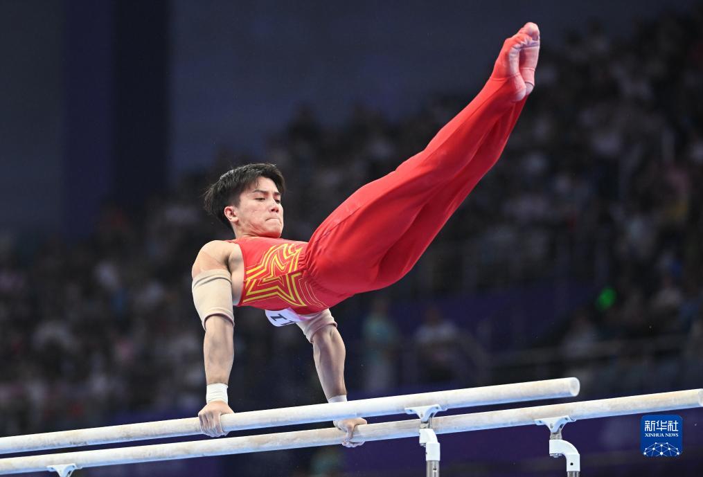 體操男子団體で中國が金メダル　杭州アジア大會