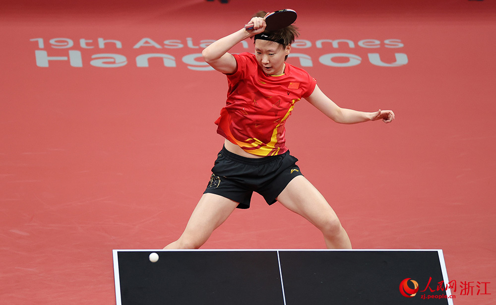 卓球女子団體で中國が日本を破り、アジア大會卓球女子団體の5連覇を達(dá)成