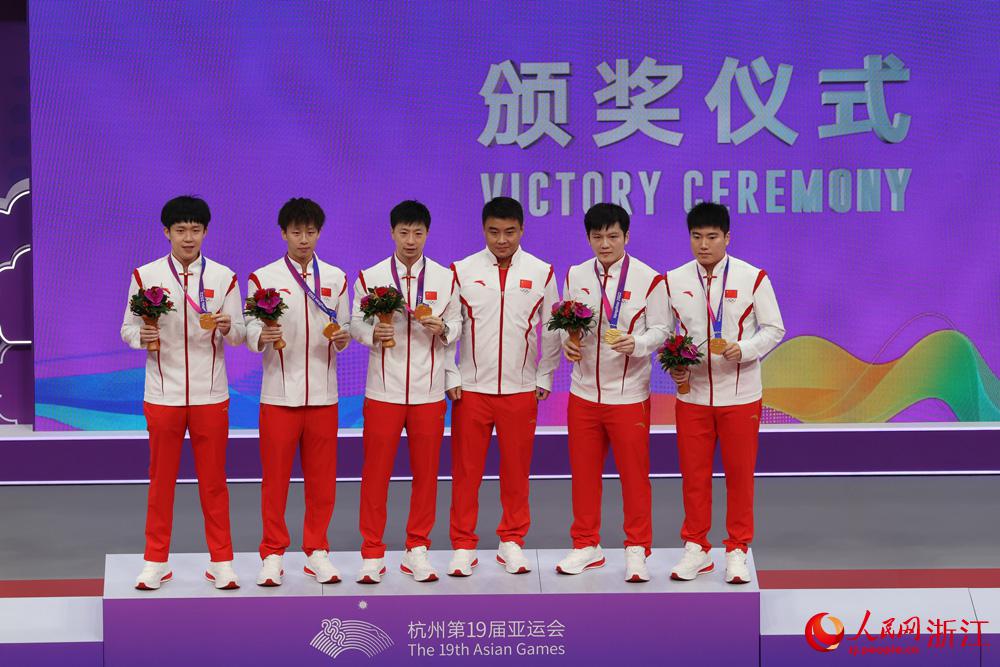卓球男子団體で中國(guó)が金メダル　アジア大會(huì)卓球男子団體の8連覇を達(dá)成