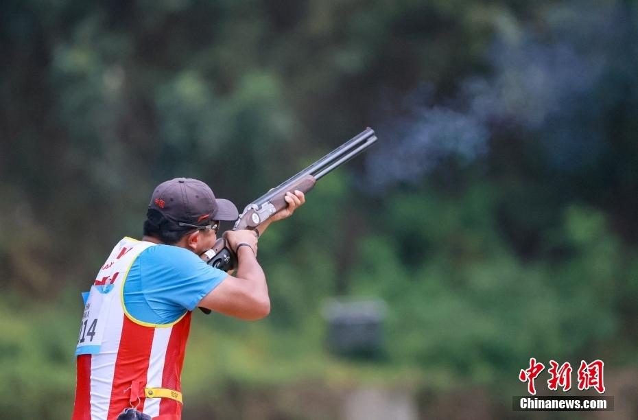 男子射撃クレー?スキート団體で中國(guó)が金メダル　杭州アジア大會(huì)