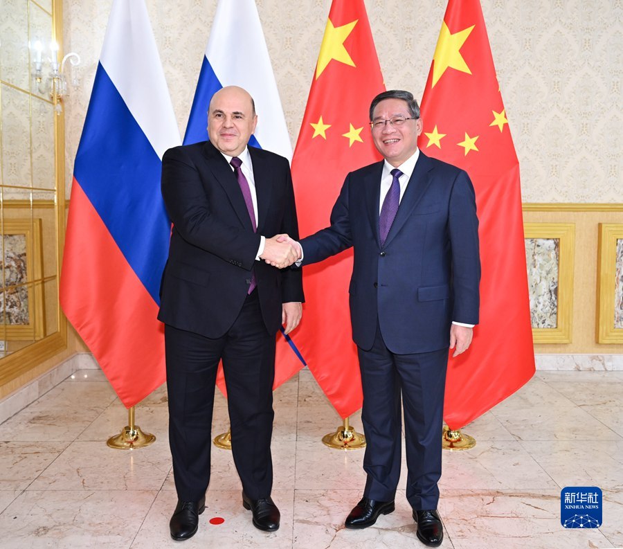 李強(qiáng)総理がロシアのミシュスチン首相と會談