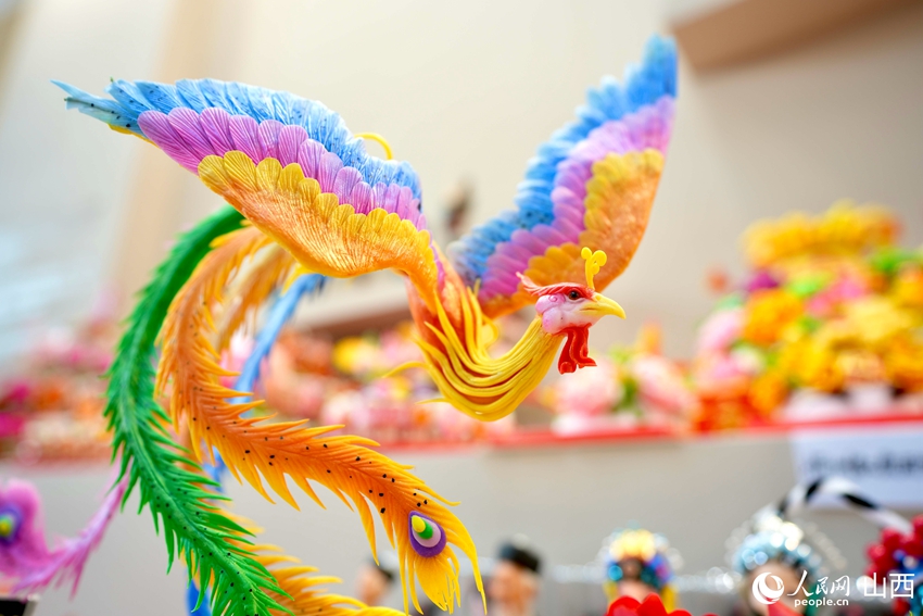 寧夏回族自治區(qū)の麺塑作品（撮影?盧鵬宇）。