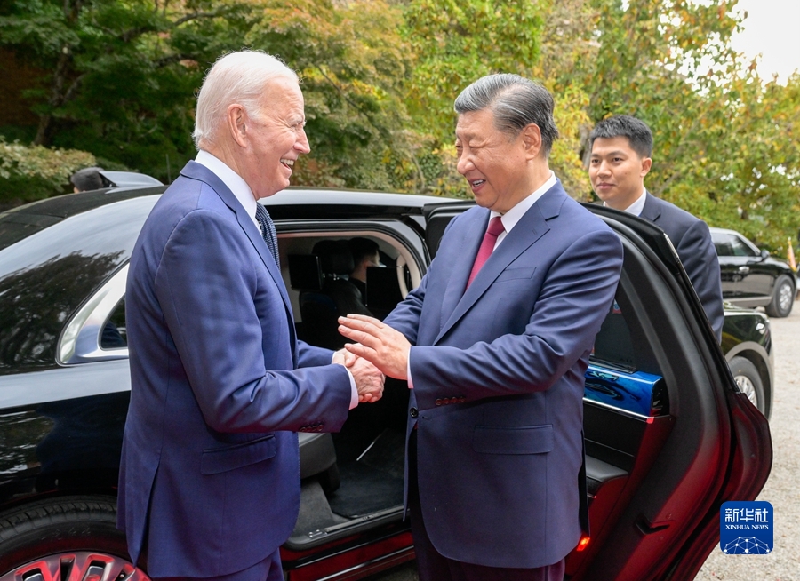 寫真で見る中米首脳會談